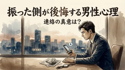 振った側が後悔する男性心理と連絡の真意は？