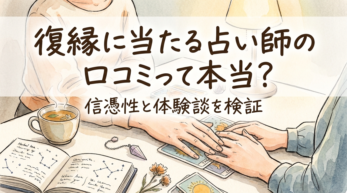 復縁に当たる占い師の口コミって本当？
