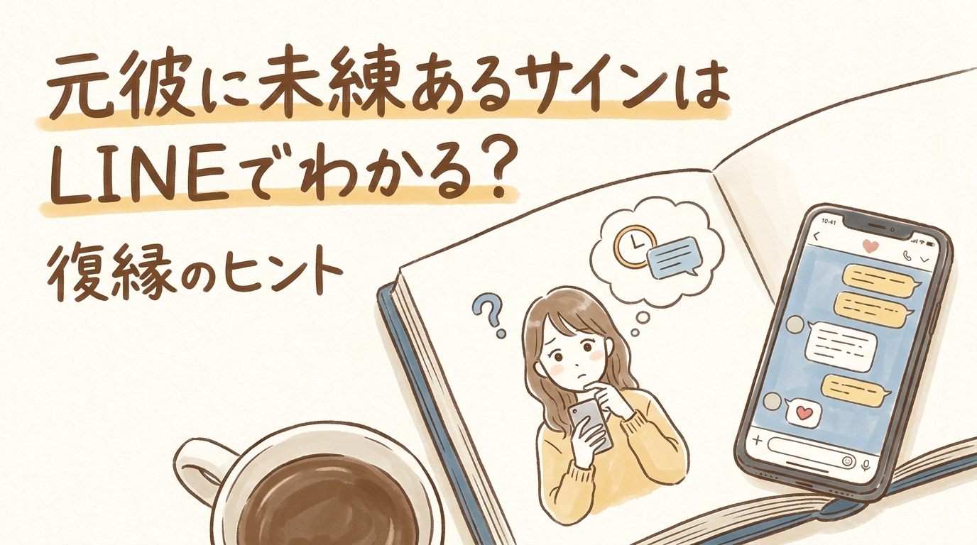 元彼に未練あるサインはLINEでわかる？