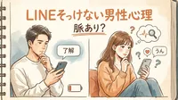LINEそっけない男性心理、脈あり？