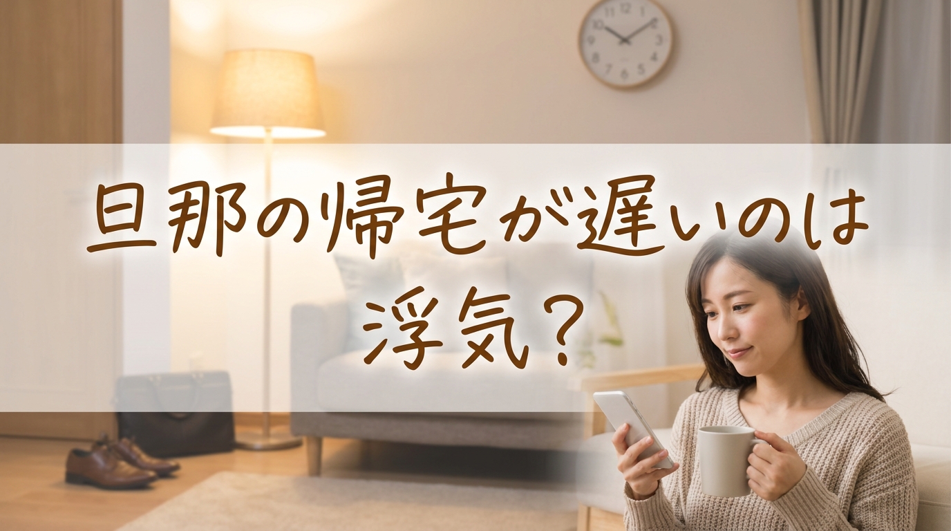 旦那の帰宅が遅いのは浮気？